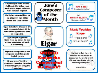 Edward Elgar Composer of the Month