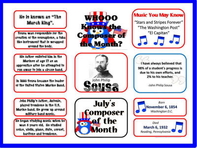 Sousa Composer of the Month