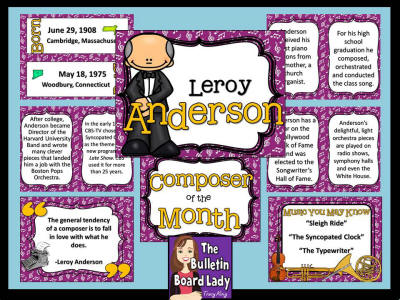 Anderson Composer of the Month